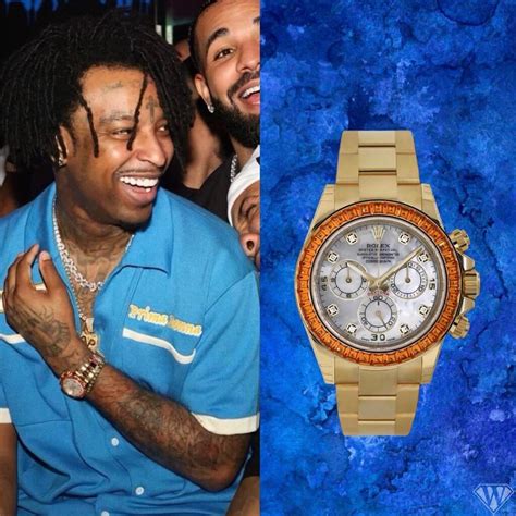 21 savage rolex watch|Face Time: 21 Savage .